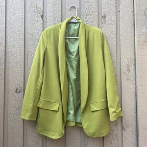 Green Oversized Blazer